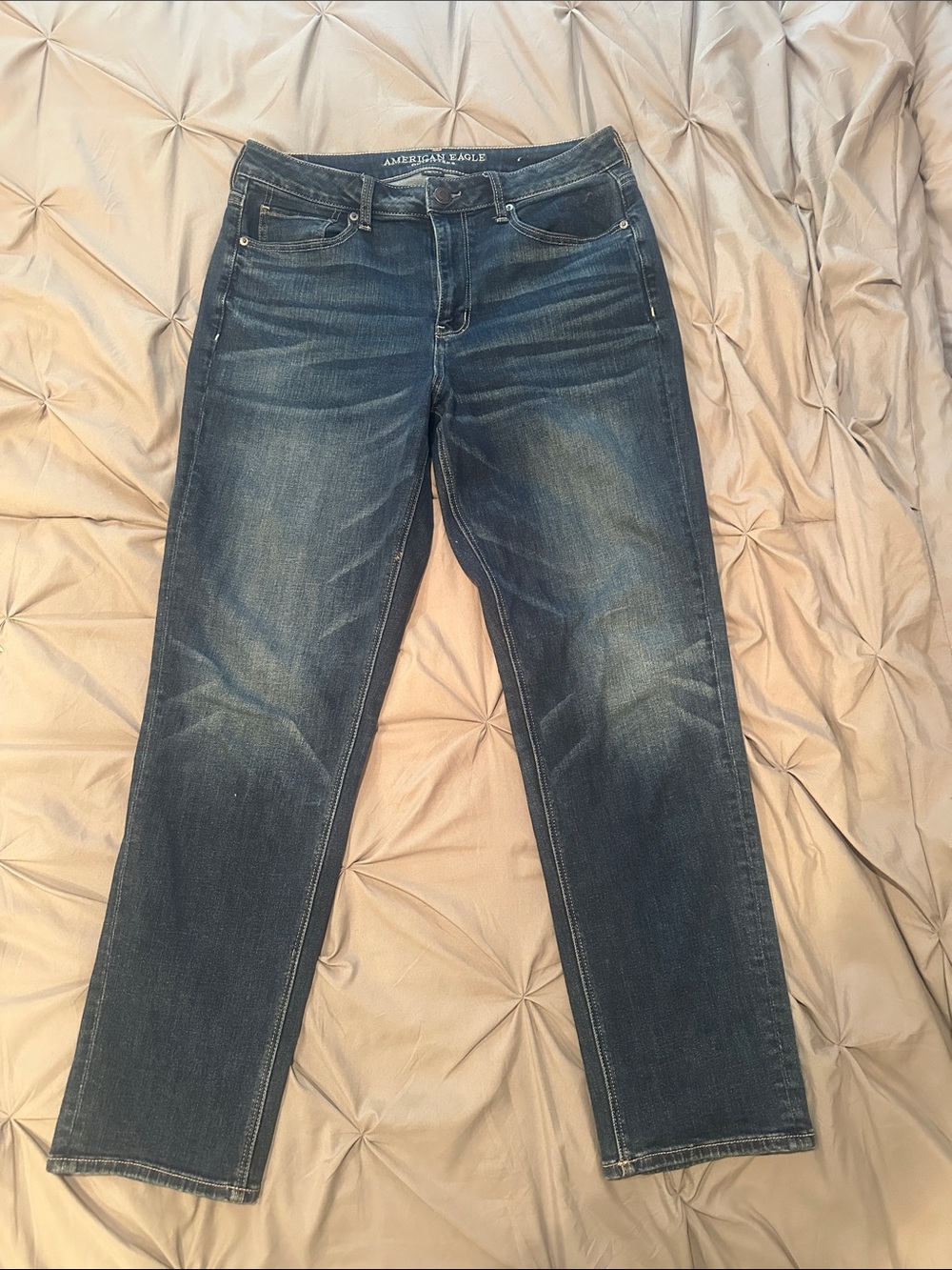 American Eagle Outfitters Dark Blue Stretch Jeans